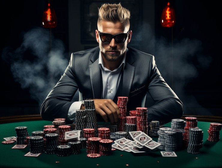 Mobile phone screen showing Free Fire match feed alongside live blackjack table